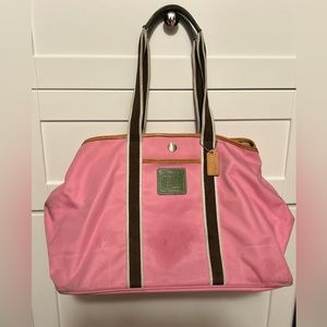 Coach Hamptons Weekend vintage nylon tote